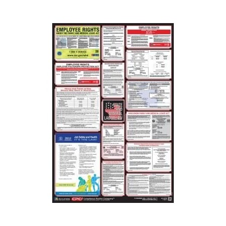 Accuform OSHA SAFETY POSTER COMBO STATE, PPG300WI PPG300WI